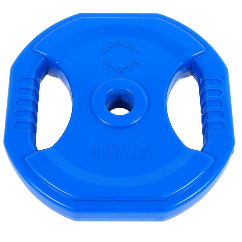 2 st. Bodypump viktskivor 10 kg. Blå, PRO, Ø30 mm - NORDIC POWER