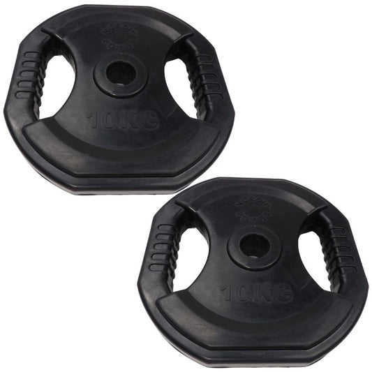 Bodypump Vægtskive Sæt a 10 kg. Sort - NORDIC POWER - Billigst På - Maxis.dk