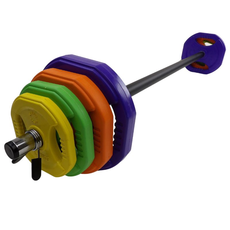 2 st. Bodypump viktskivor 7,5 kg. Lila PRO, Ø30 mm - NORDIC POWER