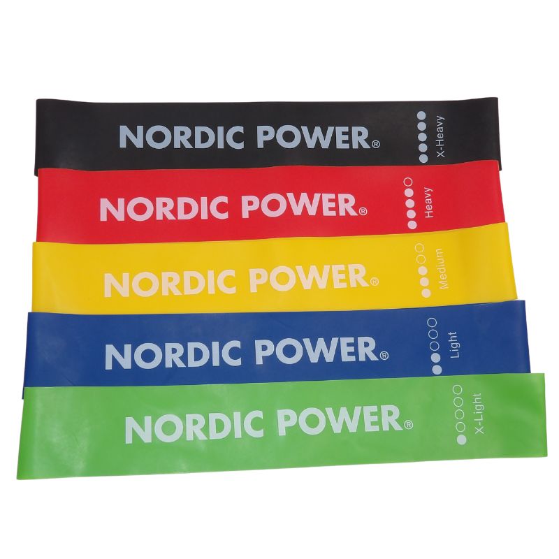 Køb Træningselastikker Billigst Her Fra NORDIC POWER - Booty Bands 5 Stk - Maxis.dk