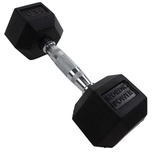 Hexagon Håndvægt 5 Kg, Fra NORDIC POWER, Køb Billigst Her - Maxis.dk
