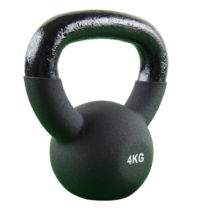 Kettlebell 4 kg. Gjutjärn och neopren - NORDIC POWER
