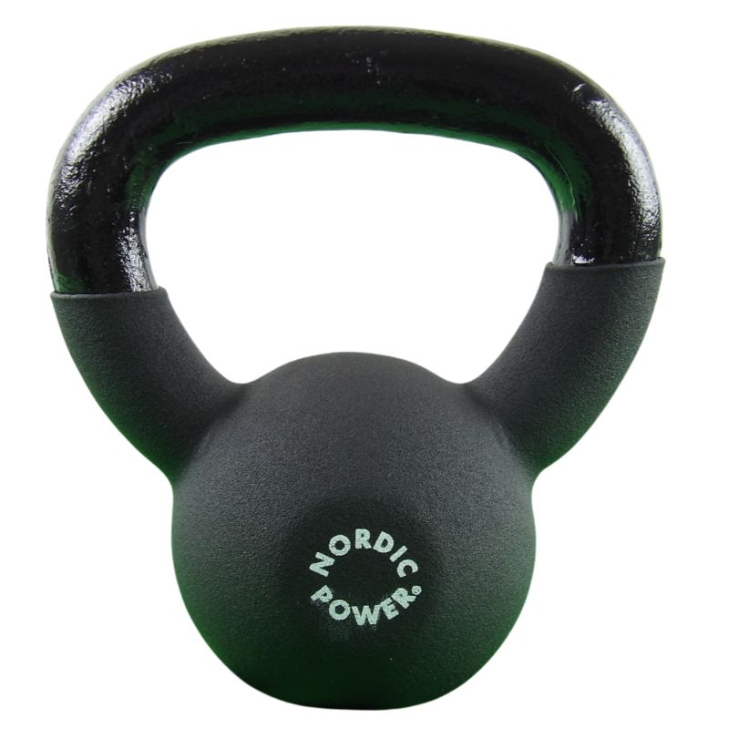 Kettlebell 4 kg. Gjutjärn och neopren - NORDIC POWER