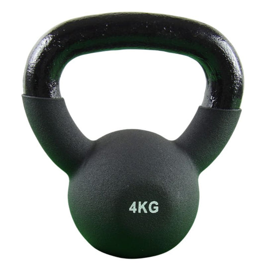 Kettlebell 4 kg. Gjutjärn och neopren - NORDIC POWER