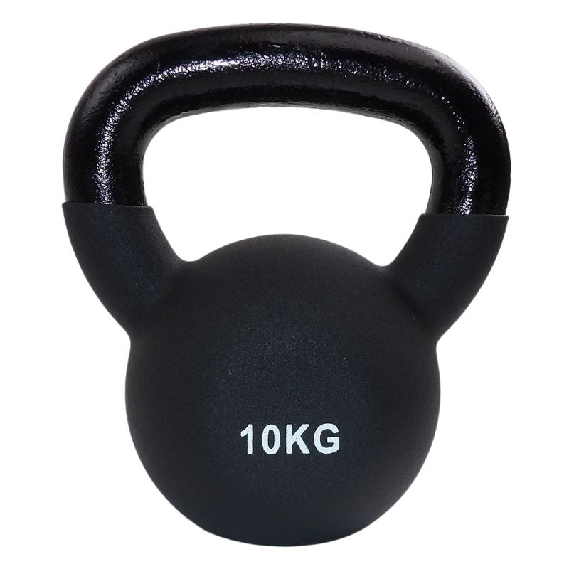 Køb 10 Kg. Kettlebell Sort, Med Neopren - NORDIC POWER - Køb Med Prisgaranti - Maxis.dk