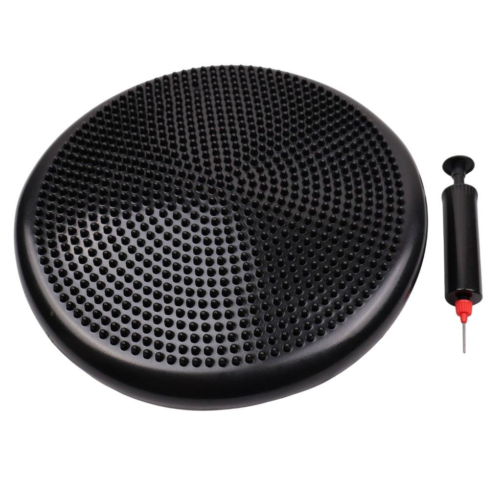 Balanskudde - Massagekudde Svart Med Pump - NORDIC POWER