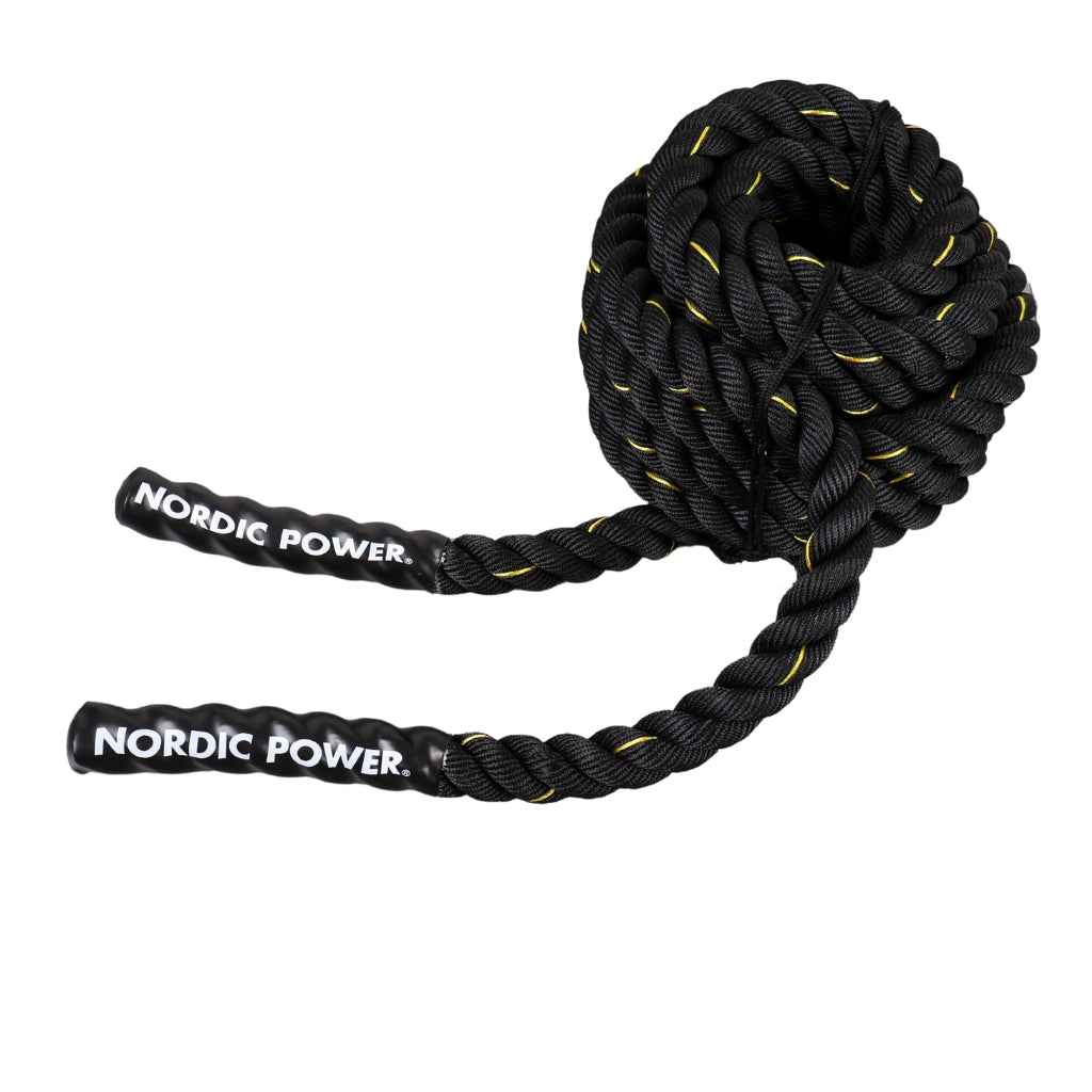 Billigt Battlerope 9 Meter / 38 mm. Til Cardio Crossfit Træning - Maxis.dk