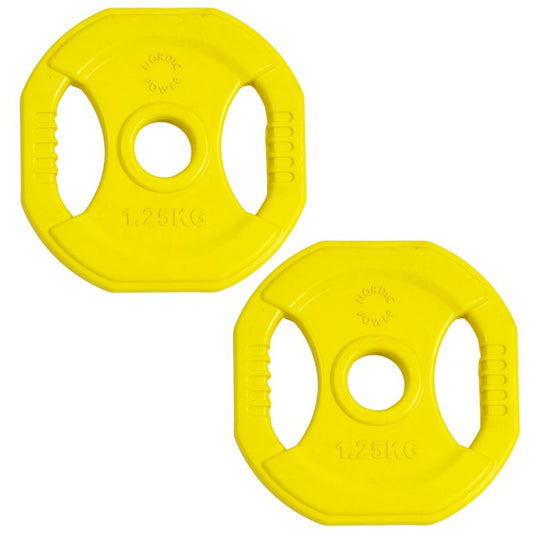 Billig Bodypump Pro Vægtskiver Gul 1.25 Kg - NORDIC POWER - Maxis.dk