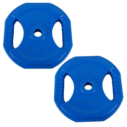 2 st. Bodypump Viktskivor 7,5 kg. Blå, Ø25 mm - NORDIC POWER