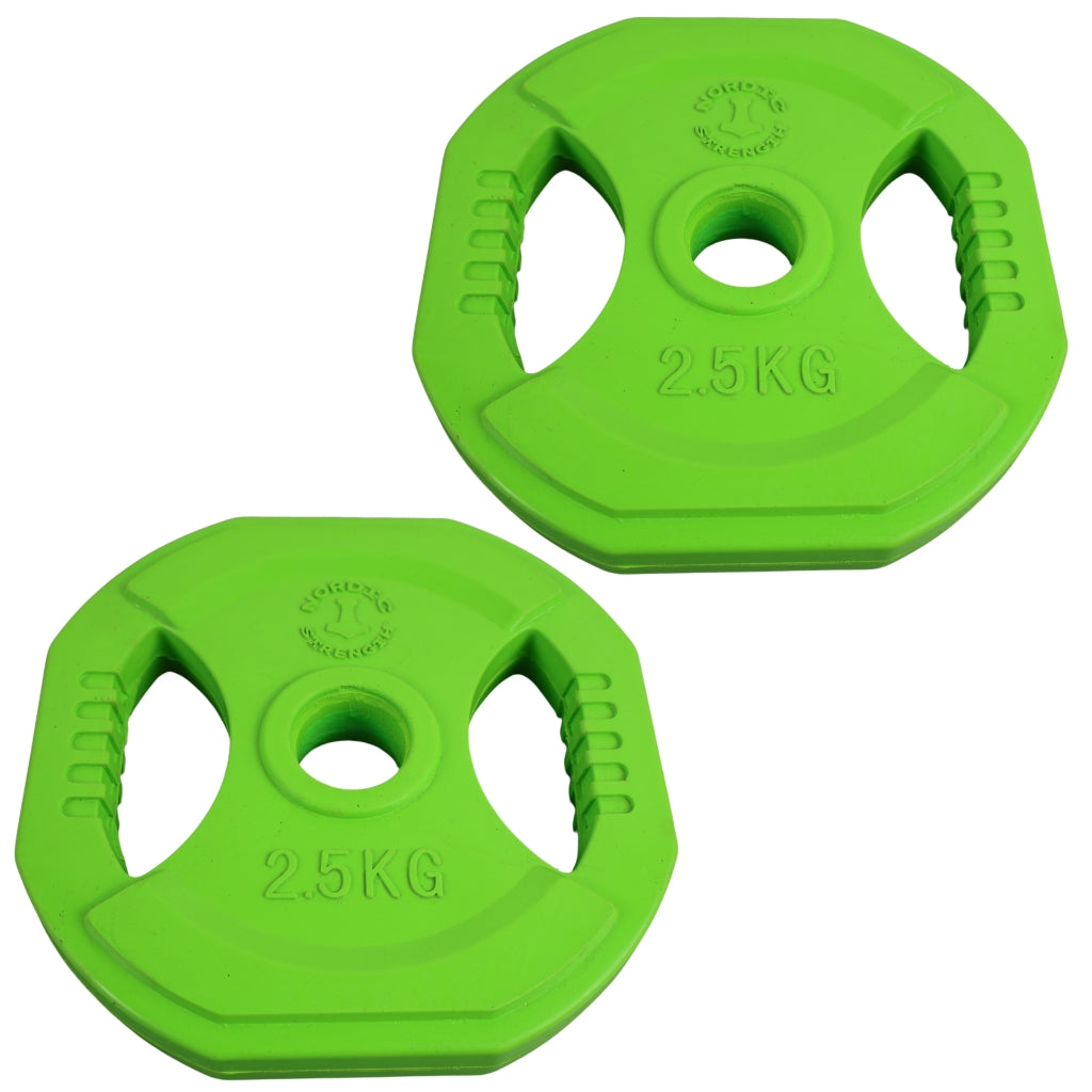 2 st. Bodypump viktskivor set 2,5 kg - Återstående parti - Ø30 mm