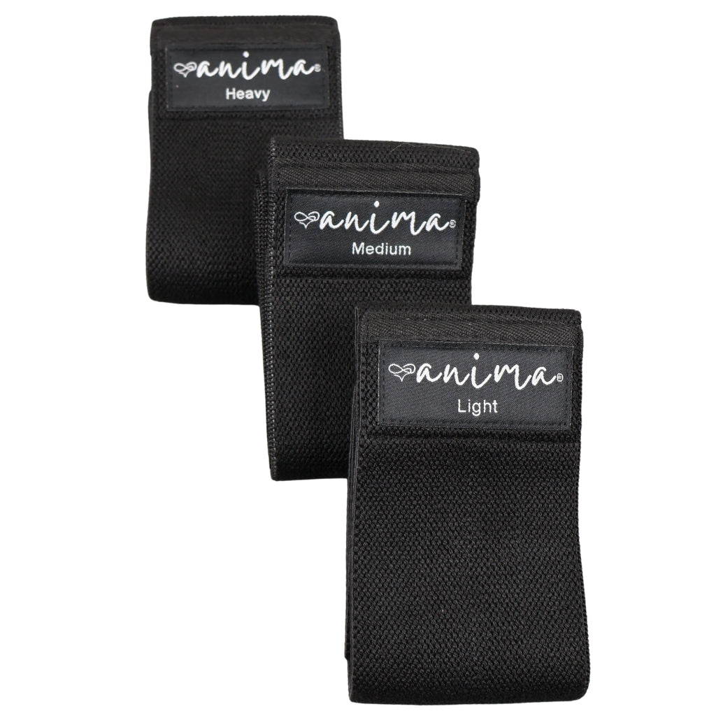 RUMPEBAND 3-pack Svarta - ANIMA
