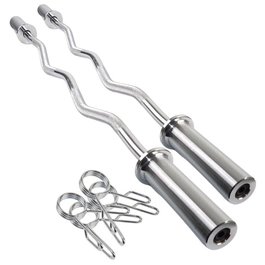 2 st. Olympic EZ Curl-stång 6,5 kg - Ø50 mm - Erbjudande