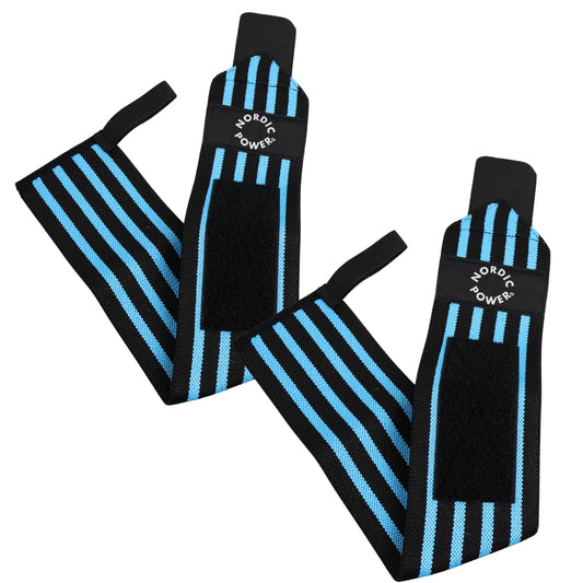 2 st. handledsstöd, handledslinda blå - NORDIC POWER