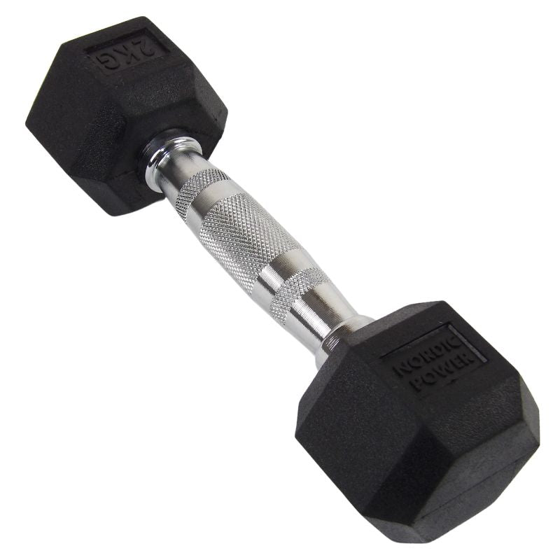 Hexagonhantel 2 kg - NORDIC POWER