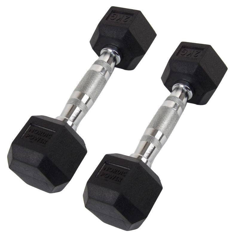 Hexagonhantel 2 kg - NORDIC POWER