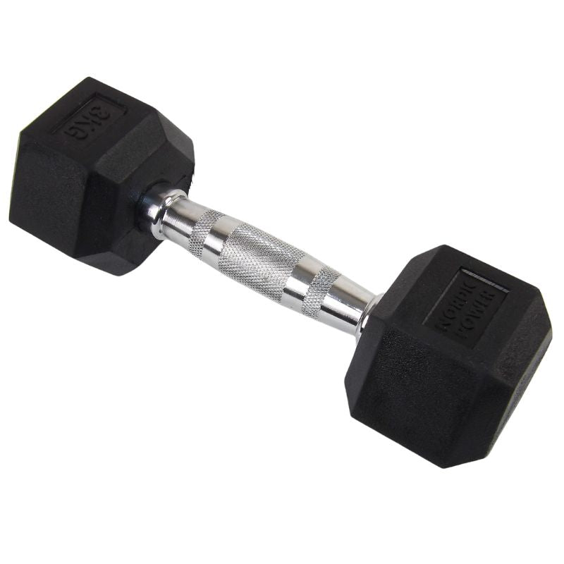 Hexagonhantel 3 kg - NORDIC POWER