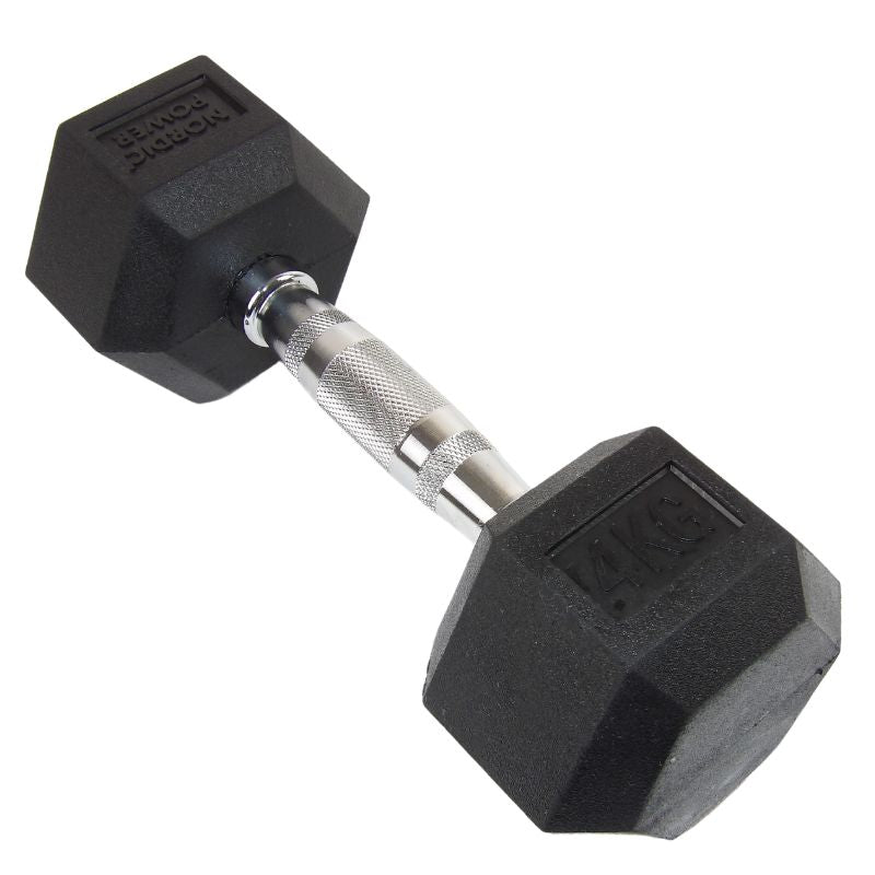 Hexagonhantel 4 kg - NORDIC POWER