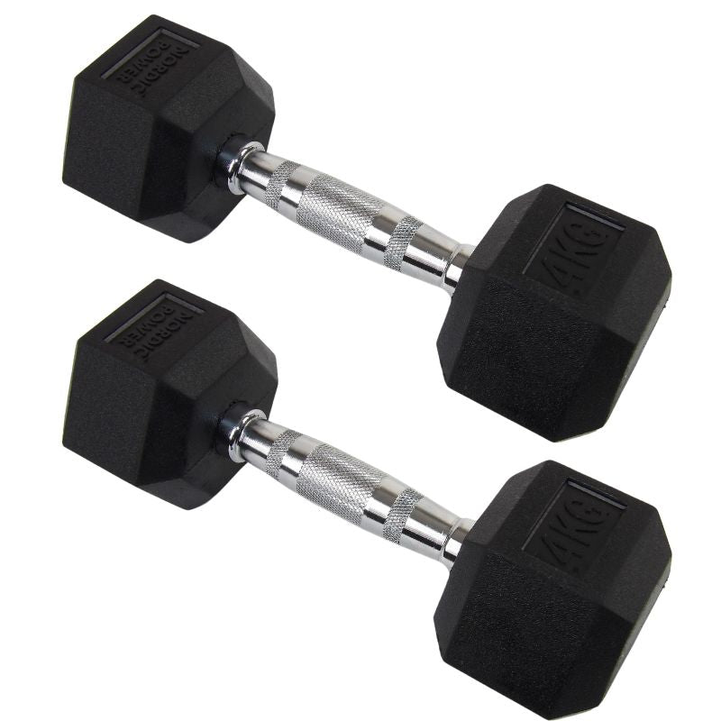 Hexagonhantel 4 kg - NORDIC POWER