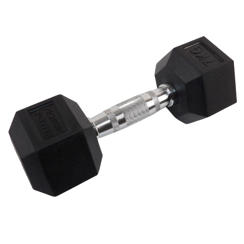 Hexagonhantel 7 kg - NORDIC POWER