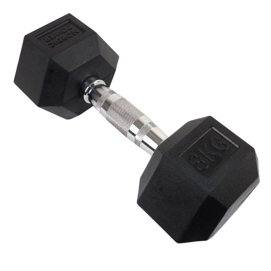 Hexagonhantel 8 kg - NORDIC POWER