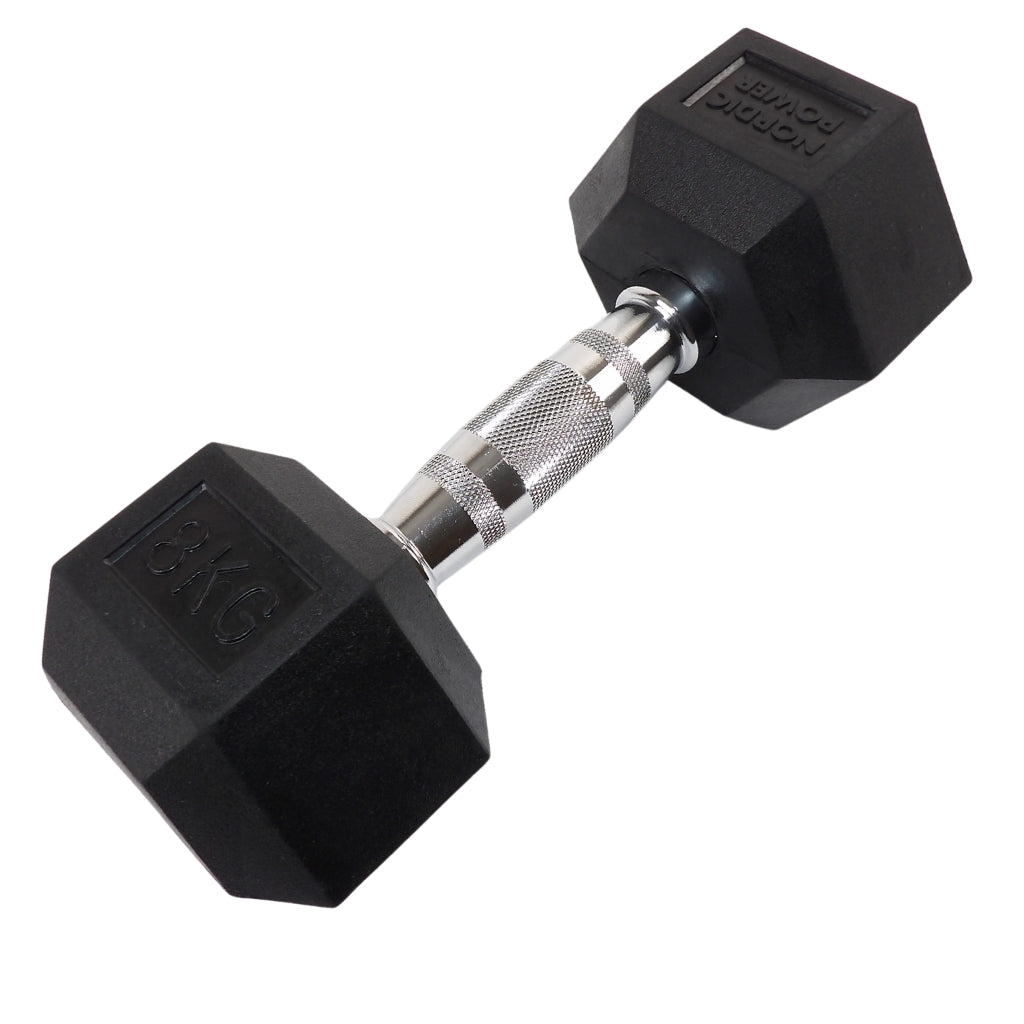 Hexagonhantel 8 kg - NORDIC POWER
