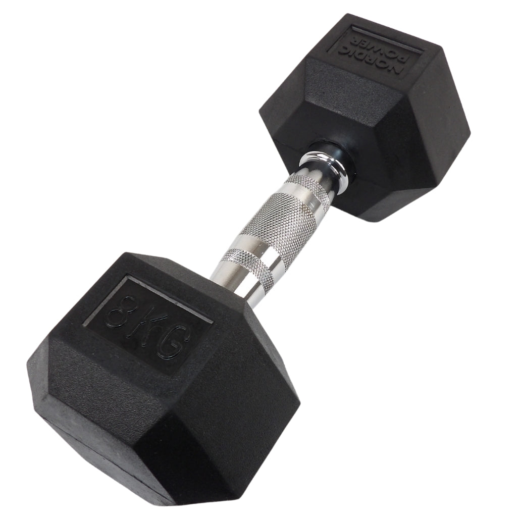 Hexagonhantel 8 kg - NORDIC POWER