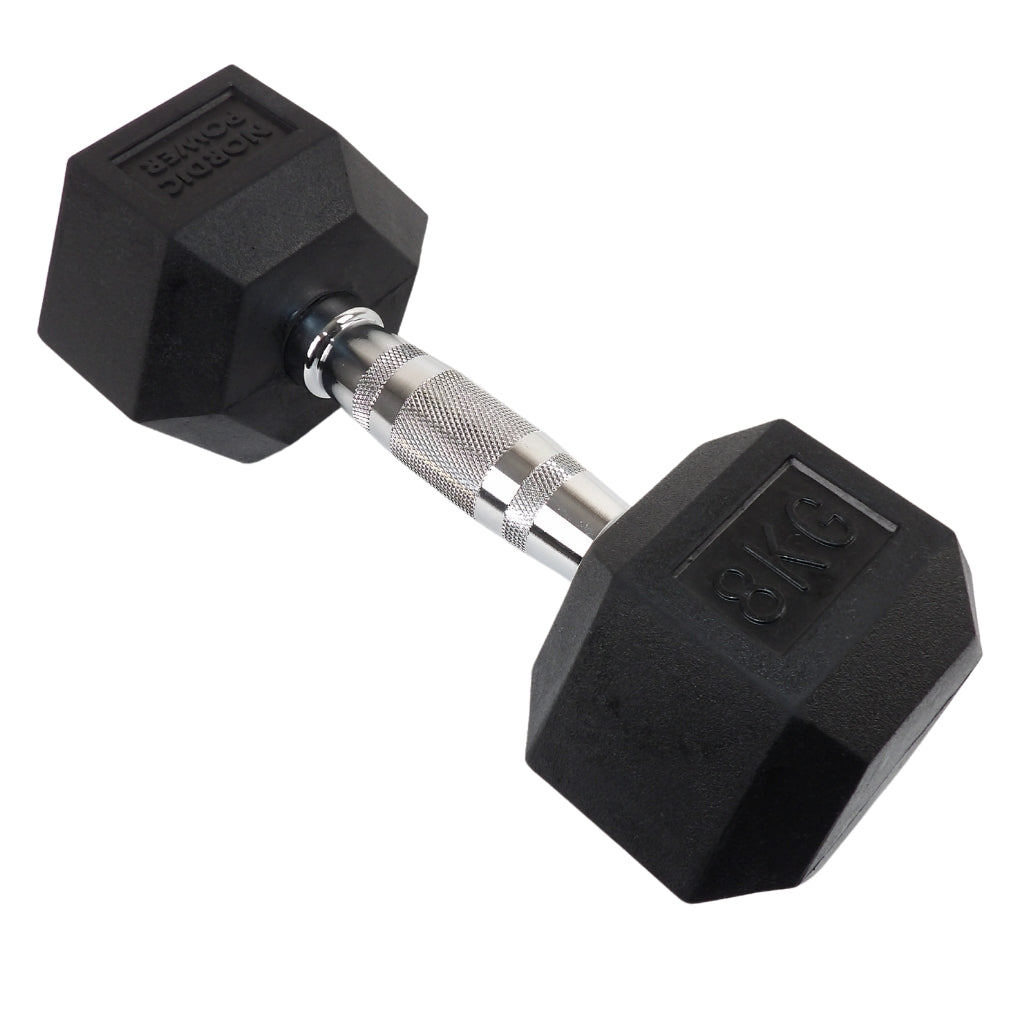 Hexagonhantel 8 kg - NORDIC POWER
