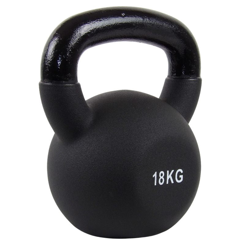 Kettlebell 18 kg. Gjutjärn och neopren - NORDIC POWER