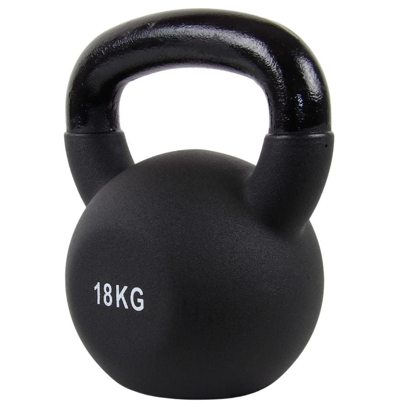 Kettlebell 18 kg. Gjutjärn och neopren - NORDIC POWER