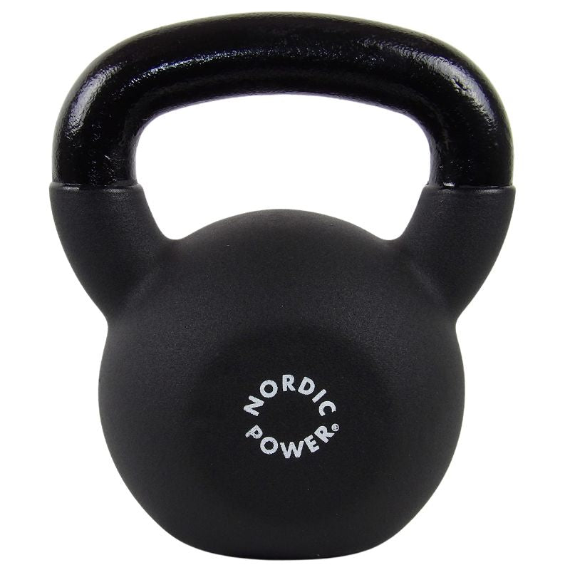 Kettlebell 18 kg. Gjutjärn och neopren - NORDIC POWER
