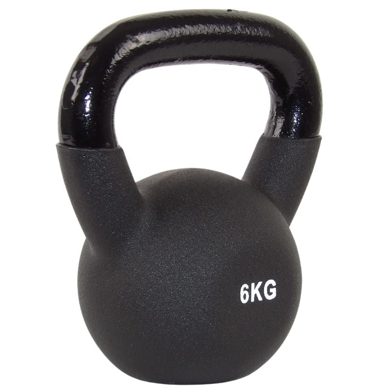 Kettlebell 6 kg. Gjutjärn och neopren - NORDIC POWER