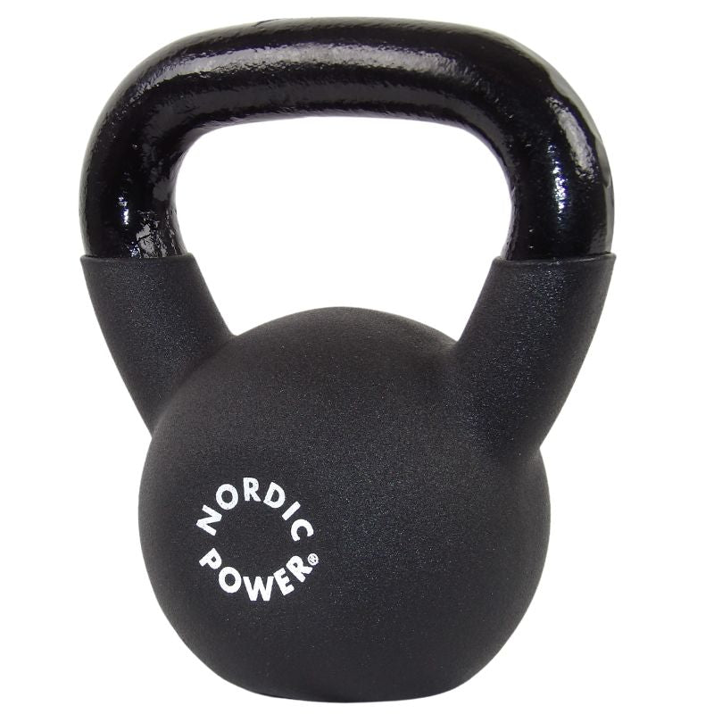 Kettlebell 6 kg. Gjutjärn och neopren - NORDIC POWER