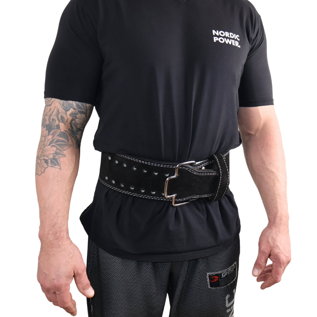 Professionellt träningsbälte, snabbkoppling, medium - NORDIC POWER