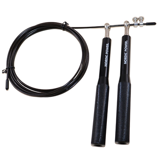 Speedrope Pro svart aluminiumgrepp