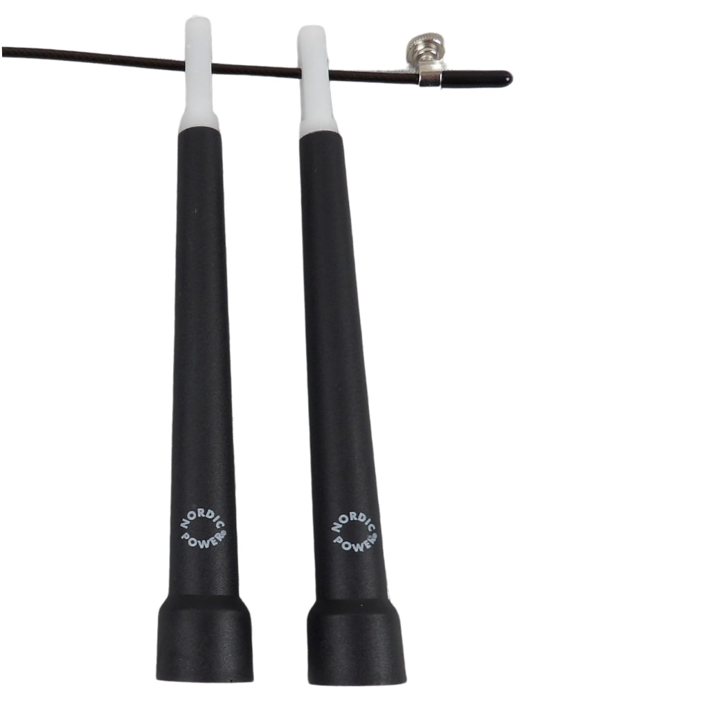 Speedrope Svart med vajer - NORDIC POWER