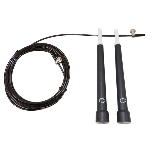 Speedrope Svart med vajer - NORDIC POWER