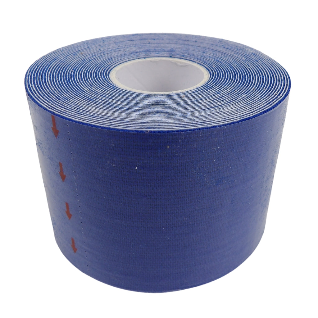 Sporttejp Resårband, 5 cm x 5 meter, mörkblå - 6 rullar