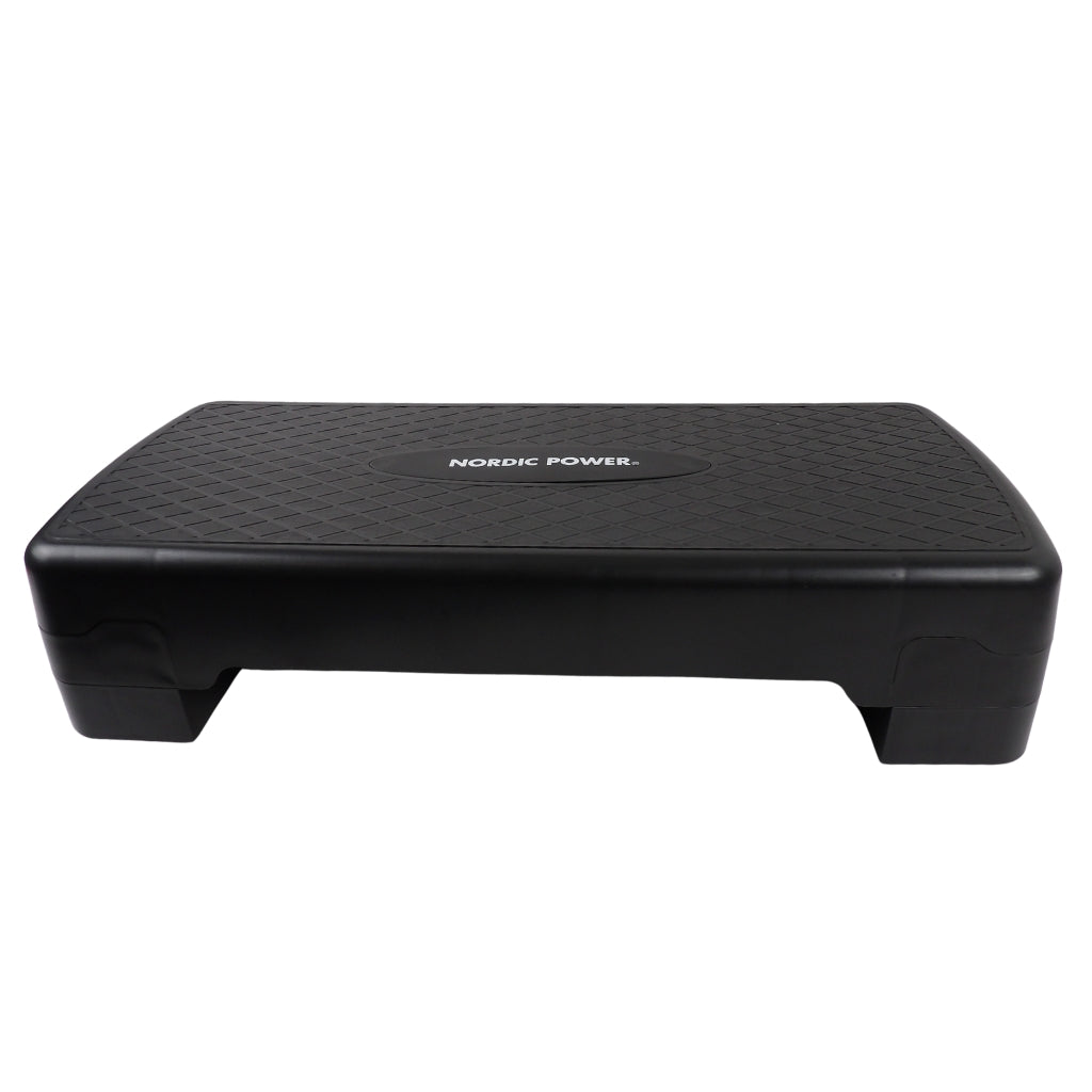 Stegbänk Justerbar 68 cm, Svart - NORDIC POWER