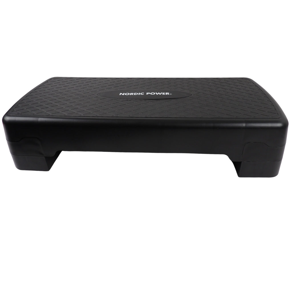 Stegbänk Justerbar 68 cm, Svart - NORDIC POWER