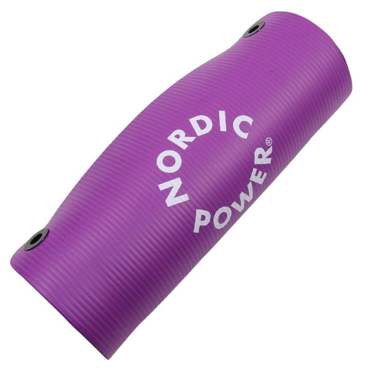 Träningsmatta Lila 1,5 cm tjock, med bärrem - NORDIC POWER