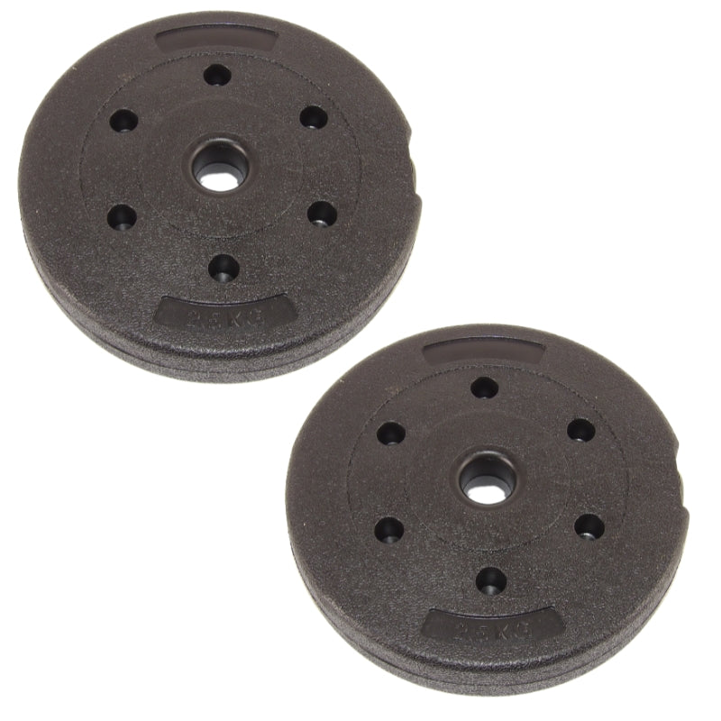 Viktskivor 2,5 kg. I set, Ø25 mm. (2 st.) - Uttag