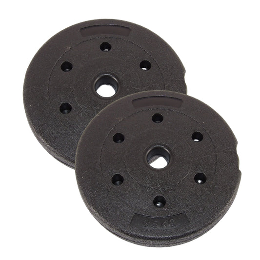 Viktskivor 2,5 kg. I set, Ø25 mm. (2 st.) - Uttag