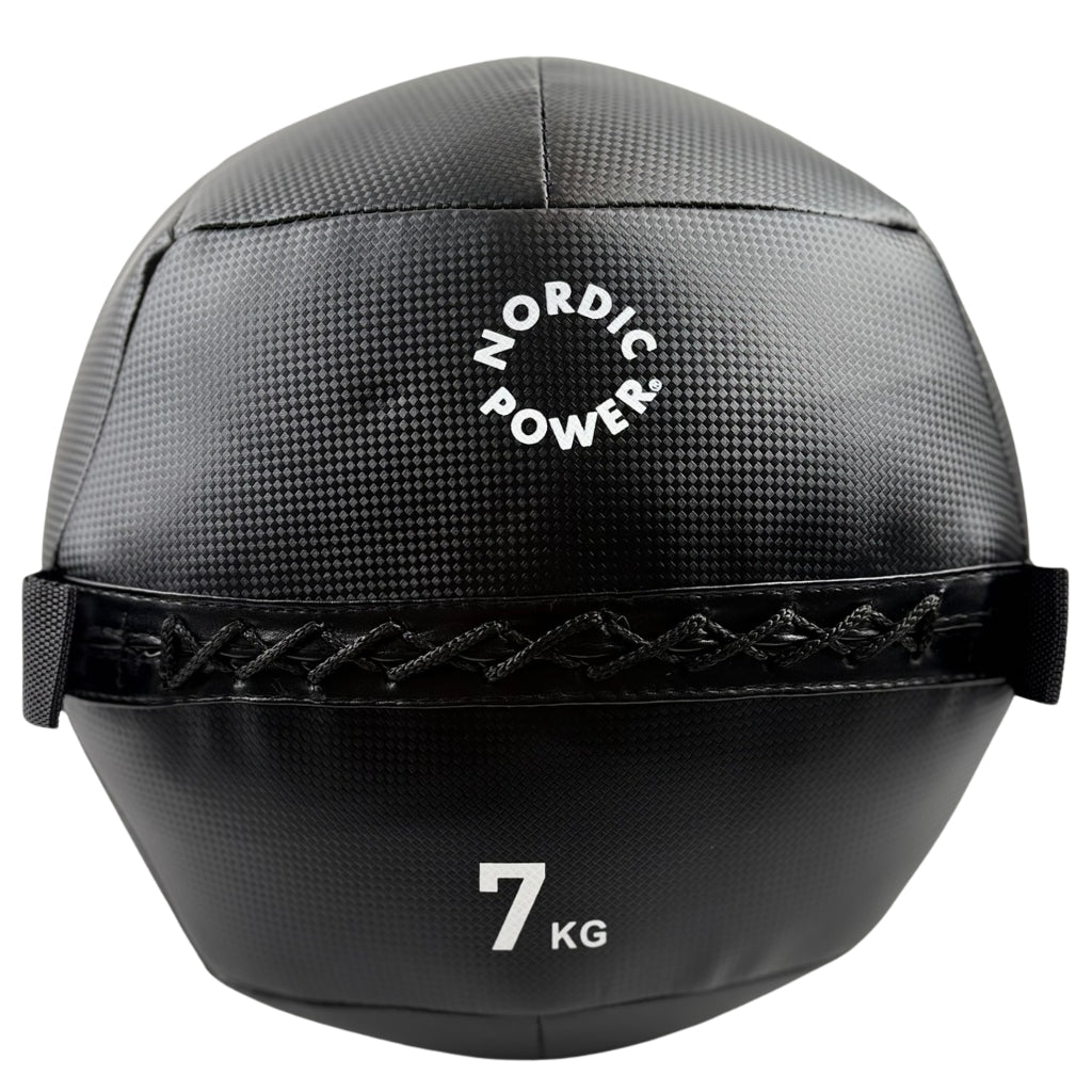 Väggboll 6 kg, Svart - NORDIC POWER