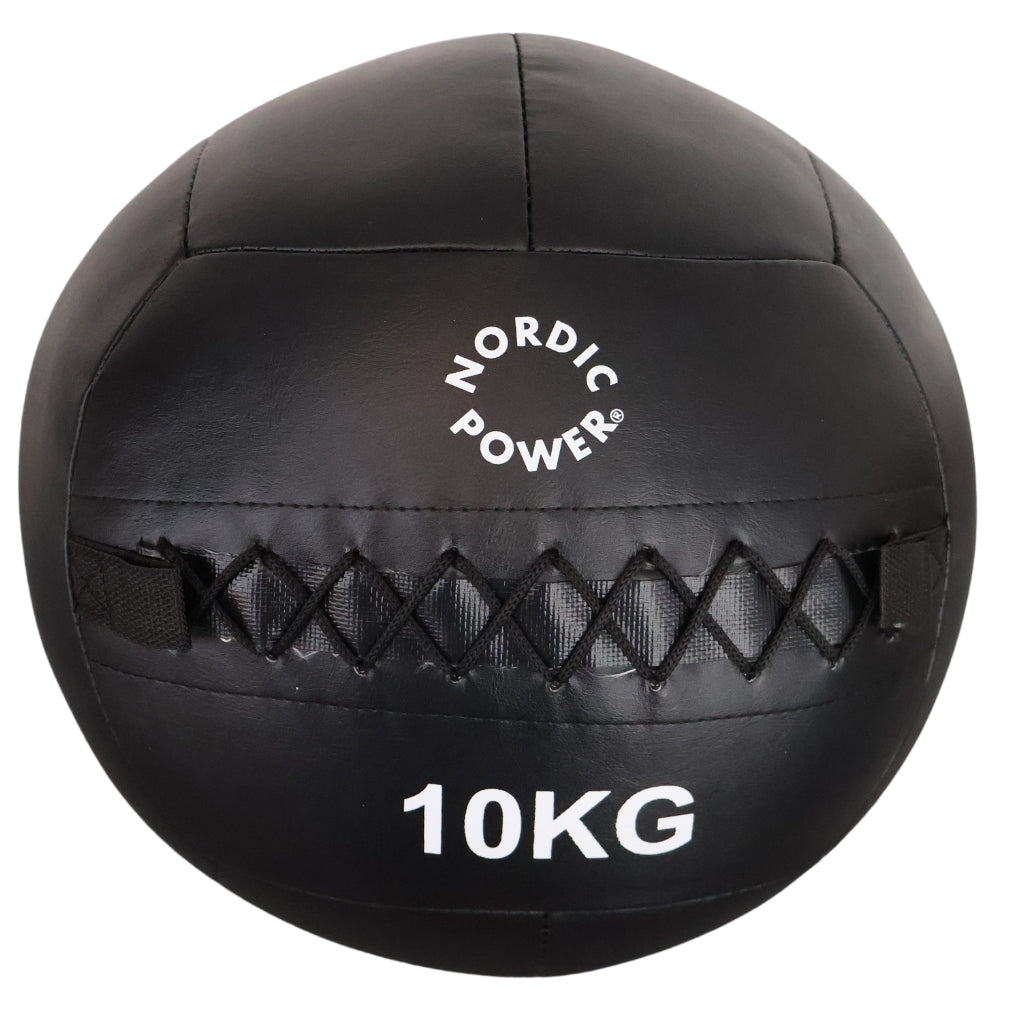 Väggboll 10 kg, Svart - NORDIC POWER