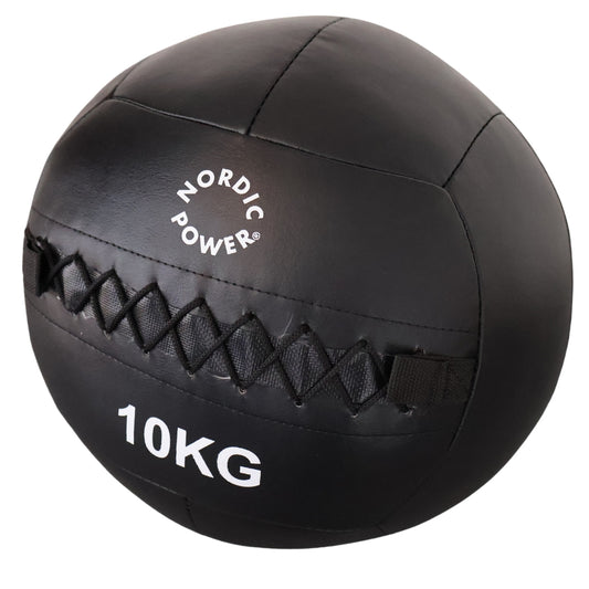 Väggboll 10 kg, Svart - NORDIC POWER