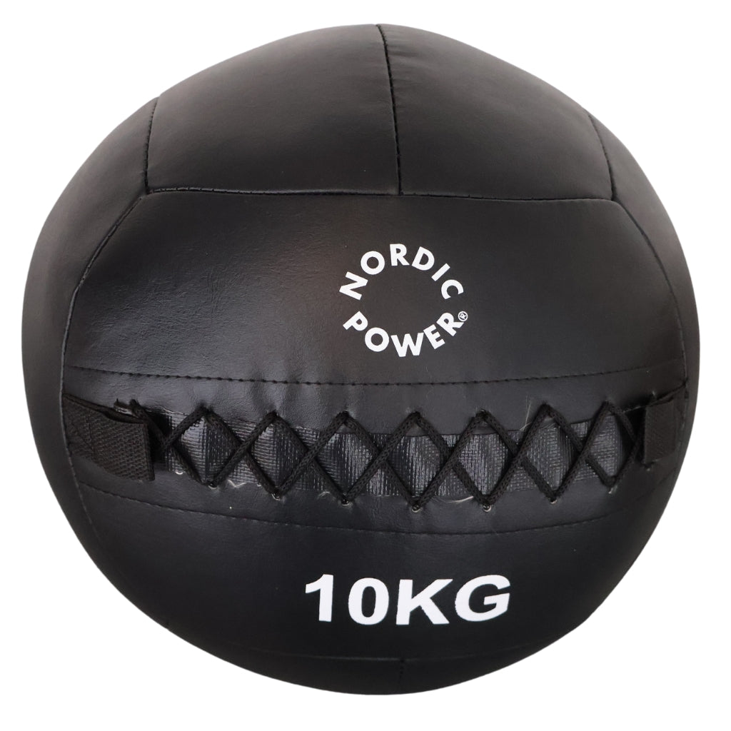 Väggboll 10 kg, Svart - NORDIC POWER