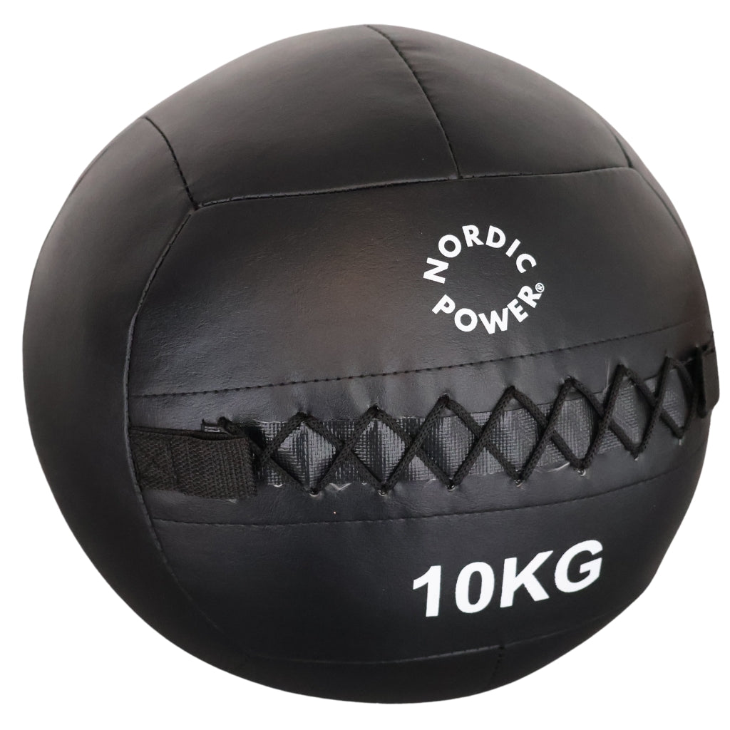 Väggboll 10 kg, Svart - NORDIC POWER