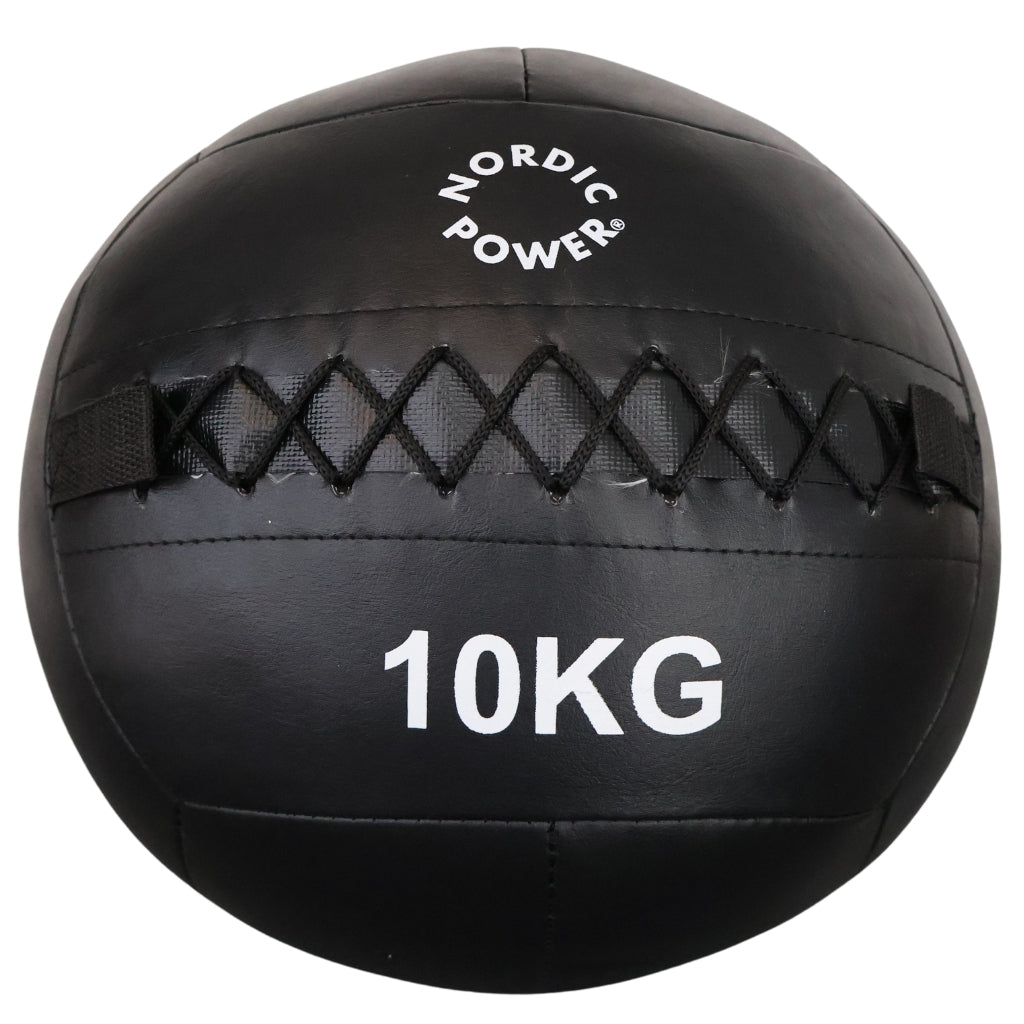 Väggboll 10 kg, Svart - NORDIC POWER