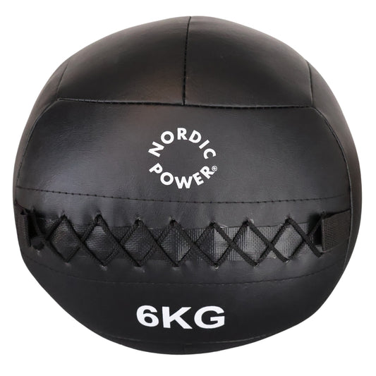 Väggboll 6 kg, Svart - NORDIC POWER
