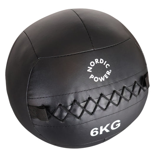 Väggboll 6 kg, Svart - NORDIC POWER